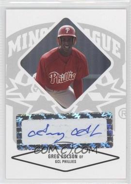 2004 Just Minors Justifiable - [Base] - Autographed #26 - Greg Golson