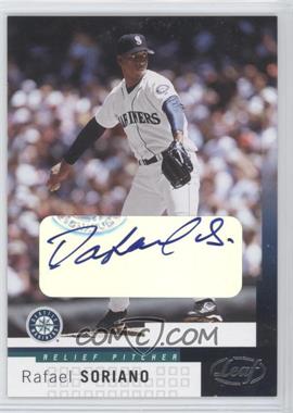 2004 Leaf - [Base] - Autographs #76 - Rafael Soriano