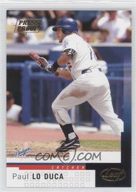 2004 Leaf - [Base] - Press Proof Gold #148 - Paul Lo Duca /25