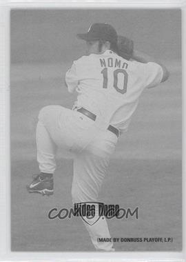 2004 Leaf - Exhibits - 1947-66 MDPSCR Made by Donruss Playoff Print Name #19 - Hideo Nomo /66