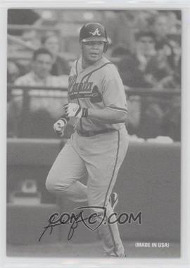 2004 Leaf - Exhibits - 1962-63 NSNL No Stats Name Left #5 - Andruw Jones /63