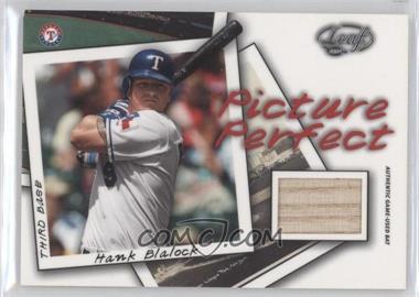 2004 Leaf - Picture Perfect - Bats #PP-7 - Hank Blalock