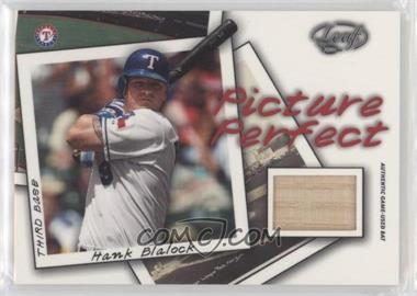 2004 Leaf - Picture Perfect - Bats #PP-7 - Hank Blalock