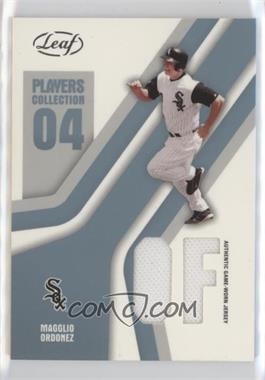 2004 Leaf - Players Collection Jerseys - Platinum #PC-53 - Magglio Ordonez /25