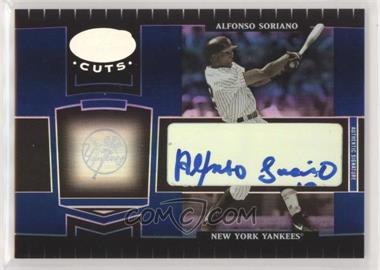 2004 Leaf Certified Cuts - [Base] - Marble Blue Signatures #205 - Alfonso Soriano /25