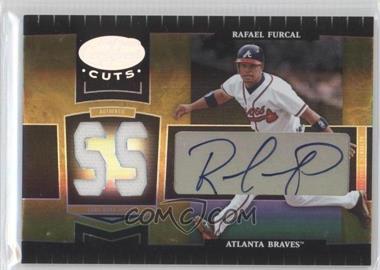 2004 Leaf Certified Cuts - [Base] - Marble Gold Position Materials Signatures #15 - Rafael Furcal /50