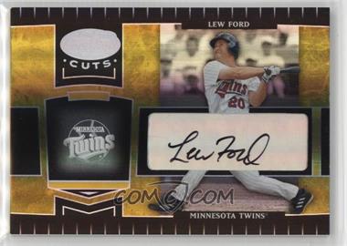 2004 Leaf Certified Cuts - [Base] - Marble Gold Signatures #116 - Lew Ford /25
