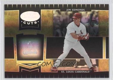 2004 Leaf Certified Cuts - [Base] - Marble Gold #178 - Jim Edmonds /25