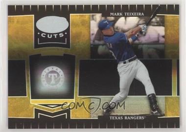 2004 Leaf Certified Cuts - [Base] - Marble Gold #187 - Mark Teixeira /25