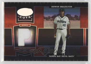 2004 Leaf Certified Cuts - [Base] - Marble Red Position Materials #184 - Dewon Brazelton /100