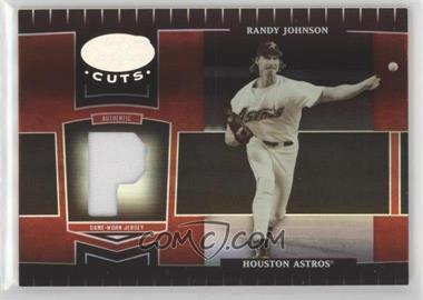 2004 Leaf Certified Cuts - [Base] - Marble Red Position Materials #217 - Randy Johnson /100