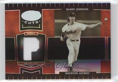 2004 Leaf Certified Cuts - [Base] - Marble Red Position Materials #217 - Randy Johnson /100