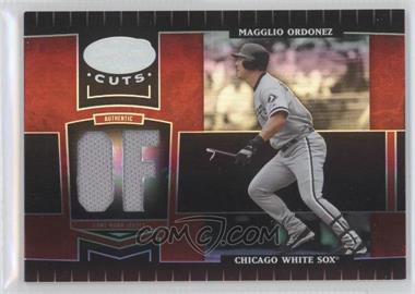 2004 Leaf Certified Cuts - [Base] - Marble Red Position Materials #52 - Magglio Ordonez /100