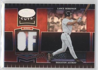 2004 Leaf Certified Cuts - [Base] - Marble Red Position Materials #88 - Lance Berkman /100