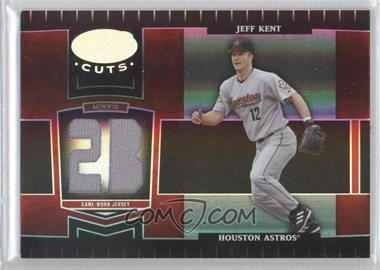 2004 Leaf Certified Cuts - [Base] - Marble Red Position Materials #93 - Jeff Kent /100