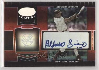 2004 Leaf Certified Cuts - [Base] - Marble Red Signatures #205 - Alfonso Soriano /25
