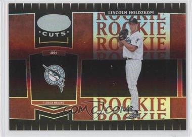 2004 Leaf Certified Cuts - [Base] - Marble Red #282 - Lincoln Holdzkom /100