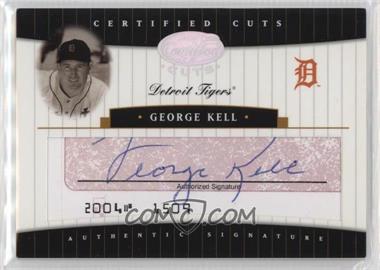 2004 Leaf Certified Cuts - Check Signatures - Red #CC-31 - George Kell /36