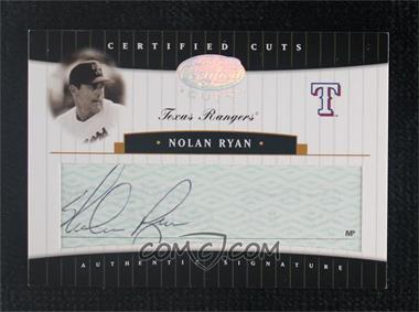 2004 Leaf Certified Cuts - Check Signatures - Red #CC-51 - Nolan Ryan /4