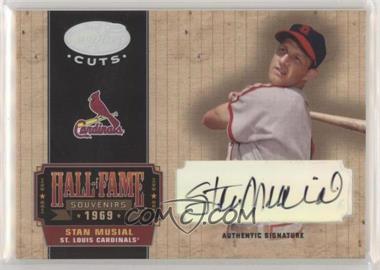 2004 Leaf Certified Cuts - Hall of Fame Souvenirs - Signatures #HOF-2 - Stan Musial /10