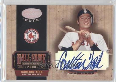 2004 Leaf Certified Cuts - Hall of Fame Souvenirs - Signatures #HOF-25 - Carlton Fisk /27