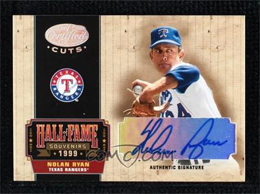 2004 Leaf Certified Cuts - Hall of Fame Souvenirs - Signatures #HOF-3 - Nolan Ryan /34