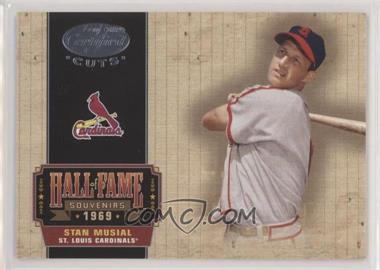 2004 Leaf Certified Cuts - Hall of Fame Souvenirs #HOF-2 - Stan Musial /93
