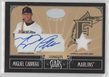 2004 Leaf Certified Cuts - Stars - Jerseys Signatures #S-37 - Miguel Cabrera /24