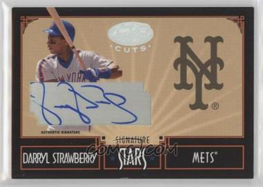 2004 Leaf Certified Cuts - Stars - Signatures #S-49 - Darryl Strawberry /50