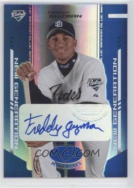 2004 Leaf Certified Materials - [Base] - Blue Mirror Autographs #261 - New Generation - Freddy Guzman /100