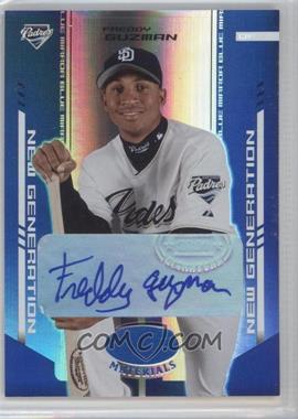 2004 Leaf Certified Materials - [Base] - Blue Mirror Autographs #261 - New Generation - Freddy Guzman /100