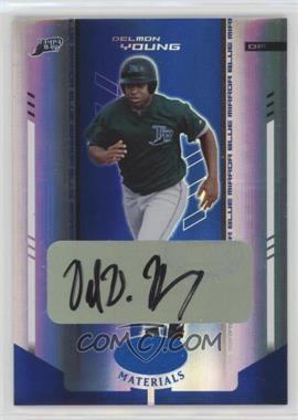 2004 Leaf Certified Materials - [Base] - Blue Mirror Autographs #50 - Delmon Young /50