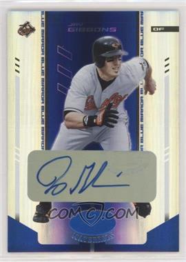 2004 Leaf Certified Materials - [Base] - Blue Mirror Autographs #89 - Jay Gibbons /100