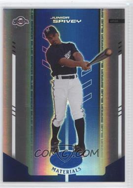 2004 Leaf Certified Materials - [Base] - Blue Mirror #114 - Junior Spivey /50