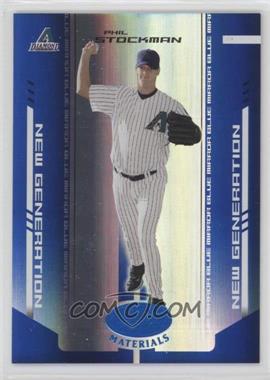 2004 Leaf Certified Materials - [Base] - Blue Mirror #298 - New Generation - Phil Stockman /50