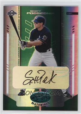 2004 Leaf Certified Materials - [Base] - Emerald Mirror Autographs #171 - Scott Podsednik /5