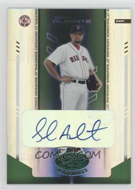 2004 Leaf Certified Materials - [Base] - Emerald Mirror Autographs #56 - Edwin Almonte /5