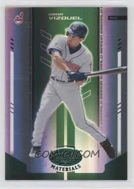 2004 Leaf Certified Materials - [Base] - Emerald Mirror #145 - Omar Vizquel /5