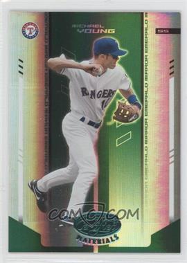 2004 Leaf Certified Materials - [Base] - Emerald Mirror #197 - Michael Young /5