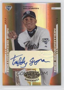 2004 Leaf Certified Materials - [Base] - Gold Mirror Autographs #261 - New Generation - Freddy Guzman /25