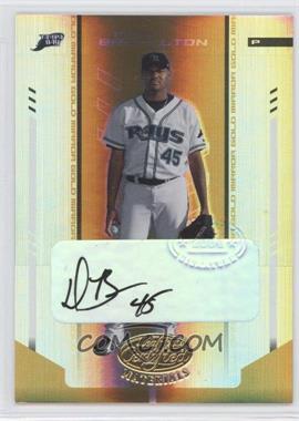 2004 Leaf Certified Materials - [Base] - Gold Mirror Autographs #52 - Dewon Brazelton /25