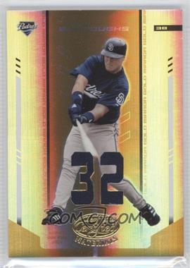 2004 Leaf Certified Materials - [Base] - Gold Mirror Jersey Number Fabric #173 - Sean Burroughs /25