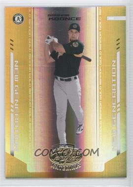 2004 Leaf Certified Materials - [Base] - Gold Mirror #244 - New Generation - Graham Koonce /25