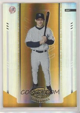 2004 Leaf Certified Materials - [Base] - Gold Mirror #28 - Bubba Crosby /25