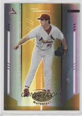 2004 Leaf Certified Materials - [Base] - Gold Mirror #47 - Dan Haren /25