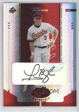 2004 Leaf Certified Materials - [Base] - Red Mirror Autographs #121 - Larry Bigbie /250