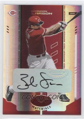 2004 Leaf Certified Materials - [Base] - Red Mirror Autographs #190 - Brandon Larson /200