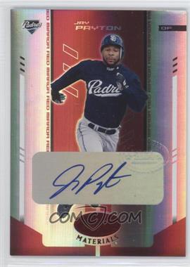 2004 Leaf Certified Materials - [Base] - Red Mirror Autographs #90 - Jay Payton /250