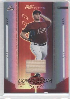 2004 Leaf Certified Materials - [Base] - Red Mirror Bat #12 - Andy Pettitte /250