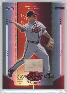 2004 Leaf Certified Materials - [Base] - Red Mirror Bat #129 - Marcus Giles /250